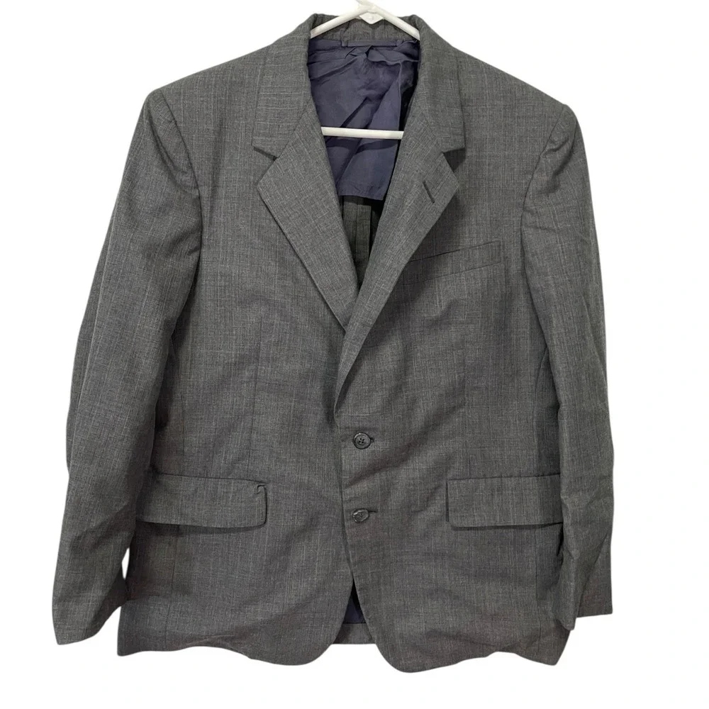 Boardroom Collection x Hickey Freeman 42R‎ Grey Blazer Two Button Professional
